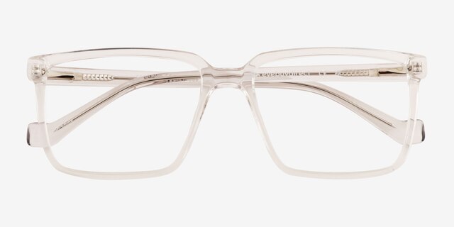 Seraph Clear PlasticEyeglass Frames from EyeBuyDirect, Closed View
