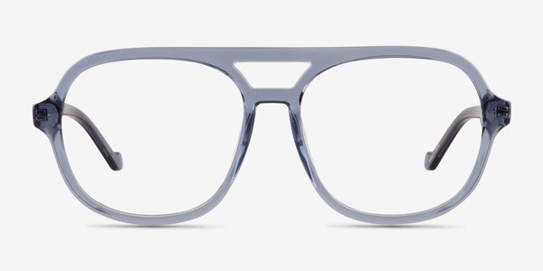 Eris Clear Blue Purple Plastic Eyeglass Frames