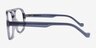 Eris Clear Blue Purple PlasticEyeglass Frames from EyeBuyDirect, Side View