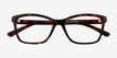 Marlowe Tortoise PlasticEyeglass Frames from EyeBuyDirect, Closed View