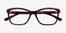 Marlowe Tortoise PlasticEyeglass Frames from EyeBuyDirect, Closed View