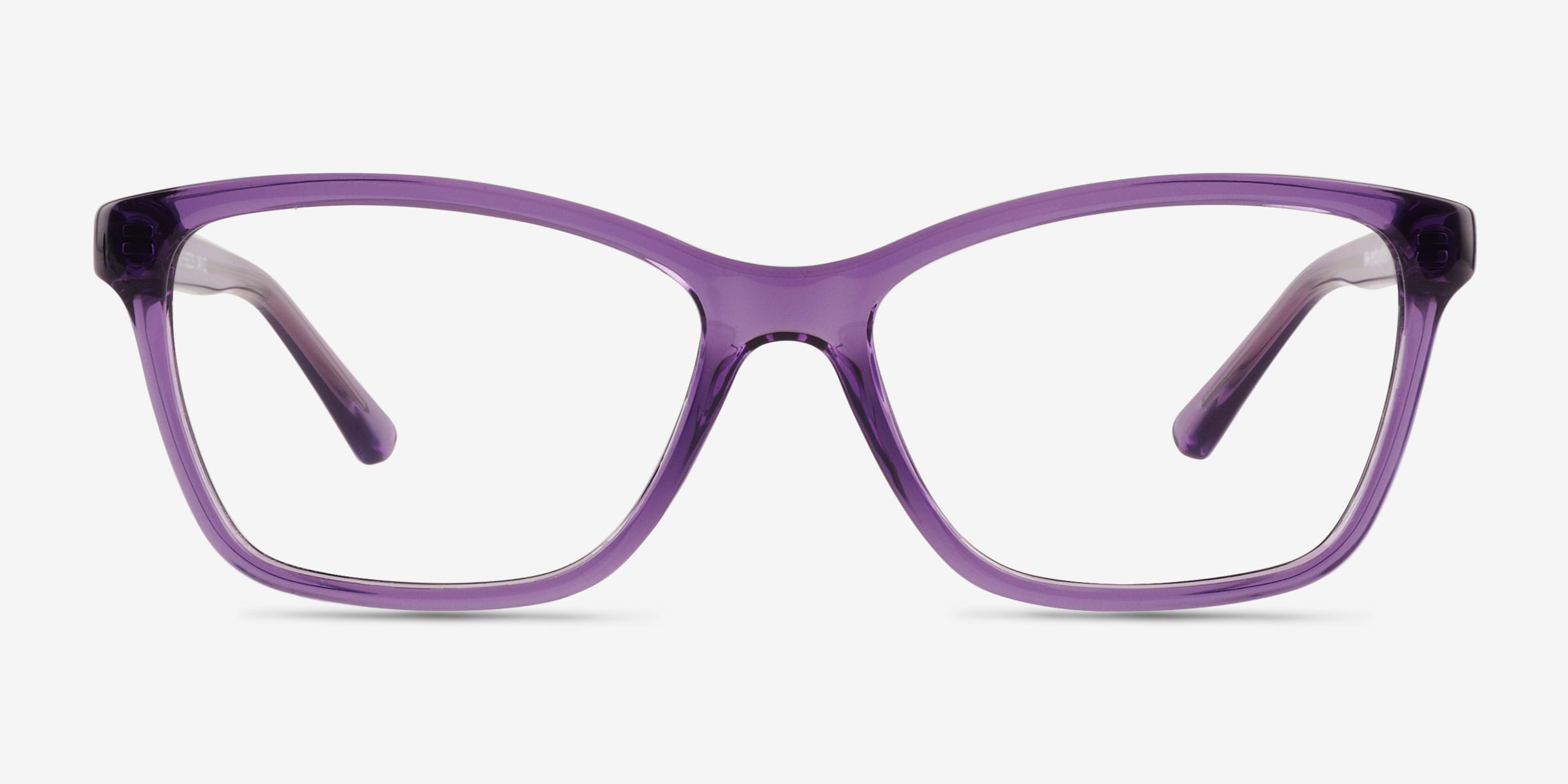 ECRU Cooper 046 Purple Light Purple Cat Eye Eyeglasses Frame w/ Flexhinge 54mm Purple Cat-Eye Glasses #4428217 | Zenni Optical main image 3