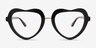 Ever Black AcetateEyeglass Frames from EyeBuyDirect, Front View