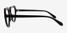 Ever Black AcetateEyeglass Frames from EyeBuyDirect, Side View