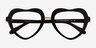 Ever Black AcetateEyeglass Frames from EyeBuyDirect, Closed View