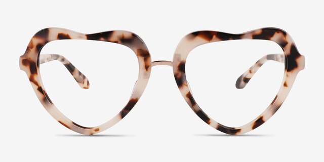 Ever Ivory Tortoise AcetateEyeglass Frames from EyeBuyDirect, Front View