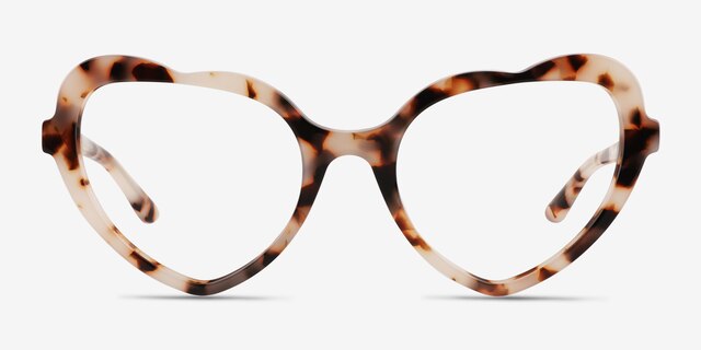 Charming Ivory Tortoise AcetateEyeglass Frames from EyeBuyDirect, Front View