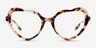 Charming Ivory Tortoise AcetateEyeglass Frames from EyeBuyDirect, Front View