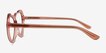 Charming Brown AcetateEyeglass Frames from EyeBuyDirect, Side View
