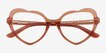 Charming Brown AcetateEyeglass Frames from EyeBuyDirect, Closed View