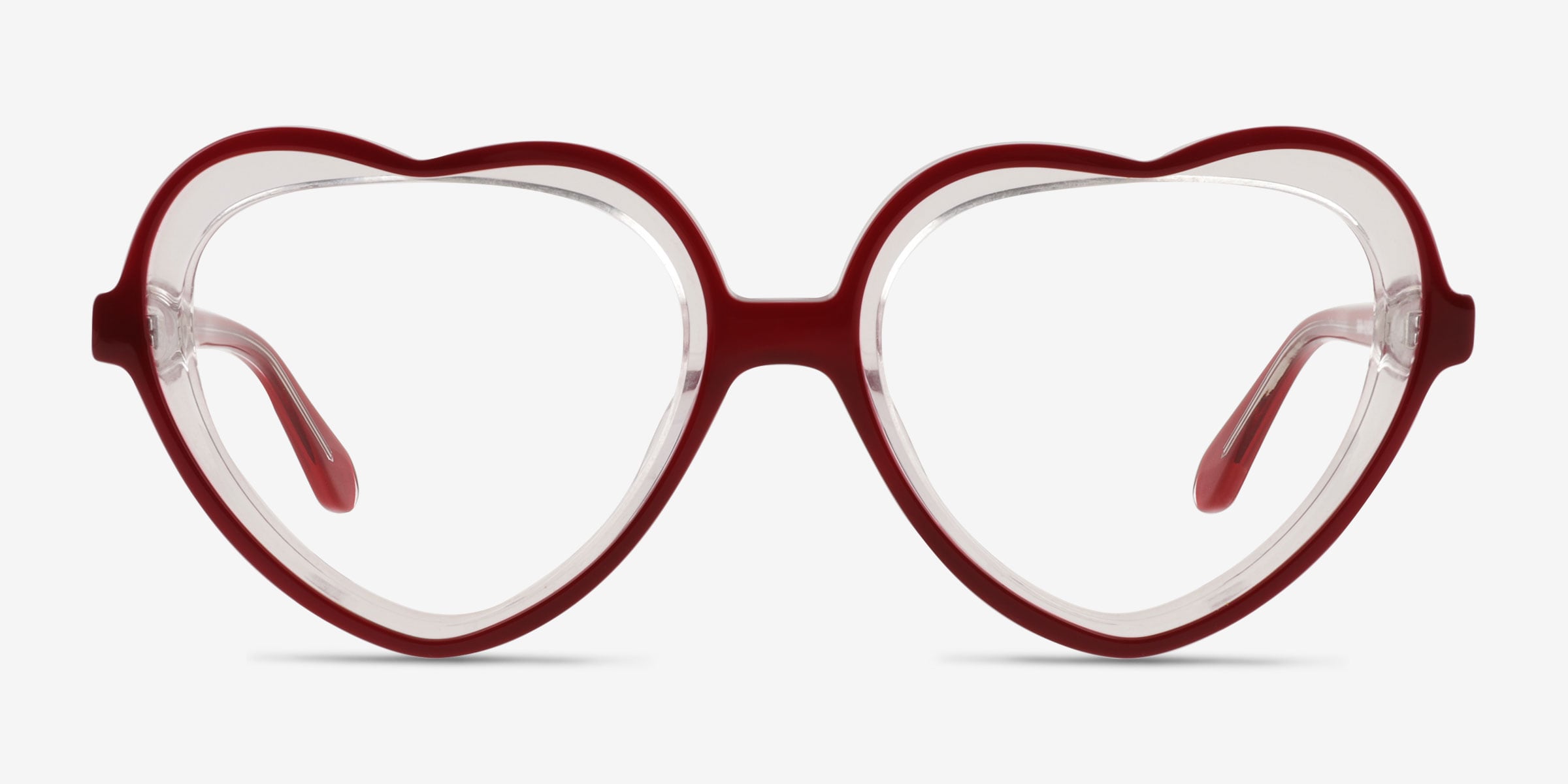 Sweetheart Heart Red Glasses for Women | Eyebuydirect display picture 2
