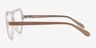 Sweetheart Pink AcetateEyeglass Frames from EyeBuyDirect, Side View