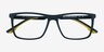 Wp Matte Navy PlastiqueMontures de lunettes de vue d'EyeBuyDirect, Vue Rapprochée