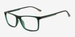 Wp Crystal Dark Green PlasticEyeglass Frames from EyeBuyDirect, Angle View