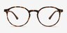 Xp Tortoise PlasticEyeglass Frames from EyeBuyDirect, Front View