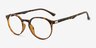 Xp Tortoise PlasticEyeglass Frames from EyeBuyDirect, Angle View