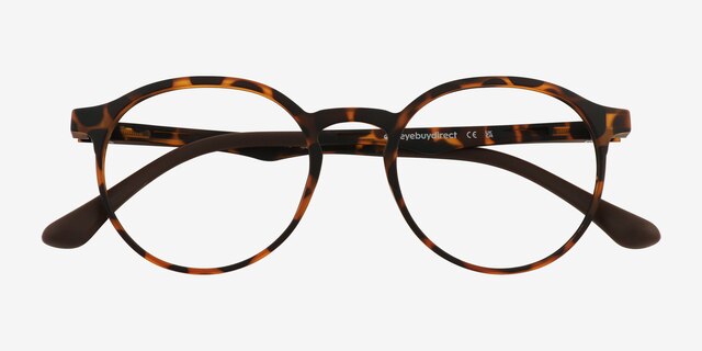 Xp Tortoise PlasticEyeglass Frames from EyeBuyDirect, Closed View