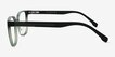 GG Black Green PlasticEyeglass Frames from EyeBuyDirect, Side View