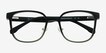 GG Black Green PlasticEyeglass Frames from EyeBuyDirect, Closed View