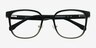 GG Black Green PlasticEyeglass Frames from EyeBuyDirect, Closed View