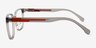 GG Gris PlastiqueMontures de lunettes de vue d'EyeBuyDirect, Vue de Côté