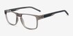 Lvl Matte Crystal Gray PlasticEyeglass Frames from EyeBuyDirect, Angle View