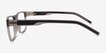 Lvl Matte Crystal Gray PlasticEyeglass Frames from EyeBuyDirect, Side View