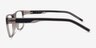 Lvl Matte Crystal Gray PlasticEyeglass Frames from EyeBuyDirect, Side View