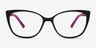 Ign Matte Black PlastiqueMontures de lunettes de vue d'EyeBuyDirect, Vue de Face