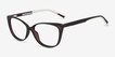 Ign Crystal Dark Purple PlasticEyeglass Frames from EyeBuyDirect, Angle View