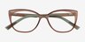 Ign Crystal Light Pink PlasticEyeglass Frames from EyeBuyDirect, Closed View