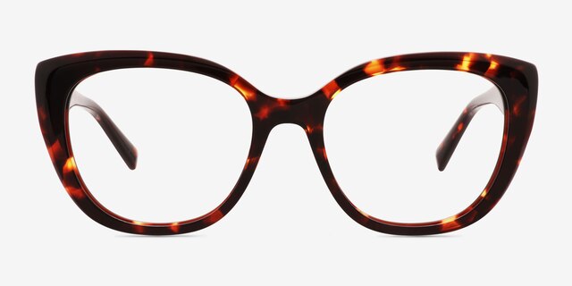 Billow Tortoise AcetateEyeglass Frames from EyeBuyDirect, Front View