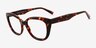 Billow Tortoise AcetateEyeglass Frames from EyeBuyDirect, Angle View
