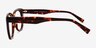 Billow Tortoise AcetateEyeglass Frames from EyeBuyDirect, Side View