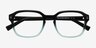 Breaker Black Green AcetateEyeglass Frames from EyeBuyDirect, Closed View