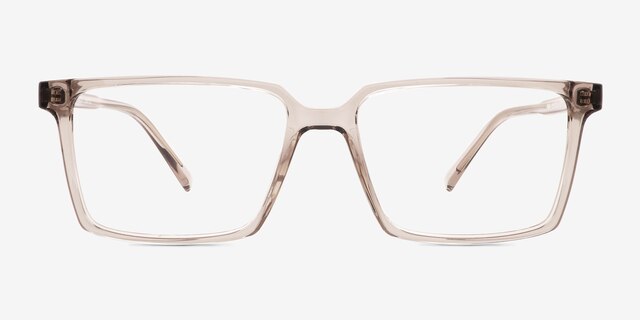 Roll Gray PlasticEyeglass Frames from EyeBuyDirect, Front View