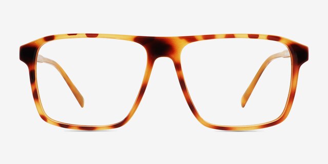 Whitecap Tortoise PlasticEyeglass Frames from EyeBuyDirect, Front View