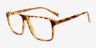 Whitecap Tortoise PlasticEyeglass Frames from EyeBuyDirect, Angle View