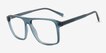 Whitecap Blue PlasticEyeglass Frames from EyeBuyDirect, Angle View