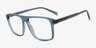 Whitecap Blue PlasticEyeglass Frames from EyeBuyDirect, Angle View