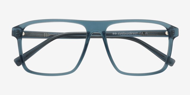 Whitecap Blue PlasticEyeglass Frames from EyeBuyDirect, Closed View
