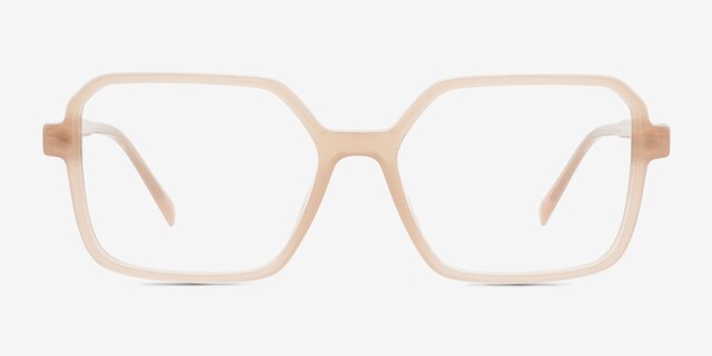 Surfer Peach PlasticEyeglass Frames from EyeBuyDirect, Front View