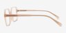 Surfer Peach PlasticEyeglass Frames from EyeBuyDirect, Side View