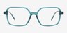 Surfer Green PlasticEyeglass Frames from EyeBuyDirect, Front View