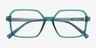 Surfer Green PlasticEyeglass Frames from EyeBuyDirect, Closed View