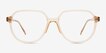 Serene Clear Orange PlasticEyeglass Frames from EyeBuyDirect, Front View