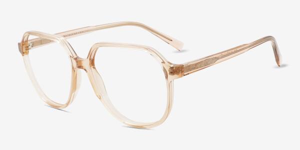 Clear Orange Serene -  Plastic Eyeglasses