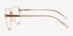 Serene Clear Orange PlasticEyeglass Frames from EyeBuyDirect, Side View