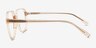 Serene Clear Orange PlasticEyeglass Frames from EyeBuyDirect, Side View