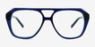 Sea Navy Alternative MaterialsEyeglass Frames from EyeBuyDirect, Front View